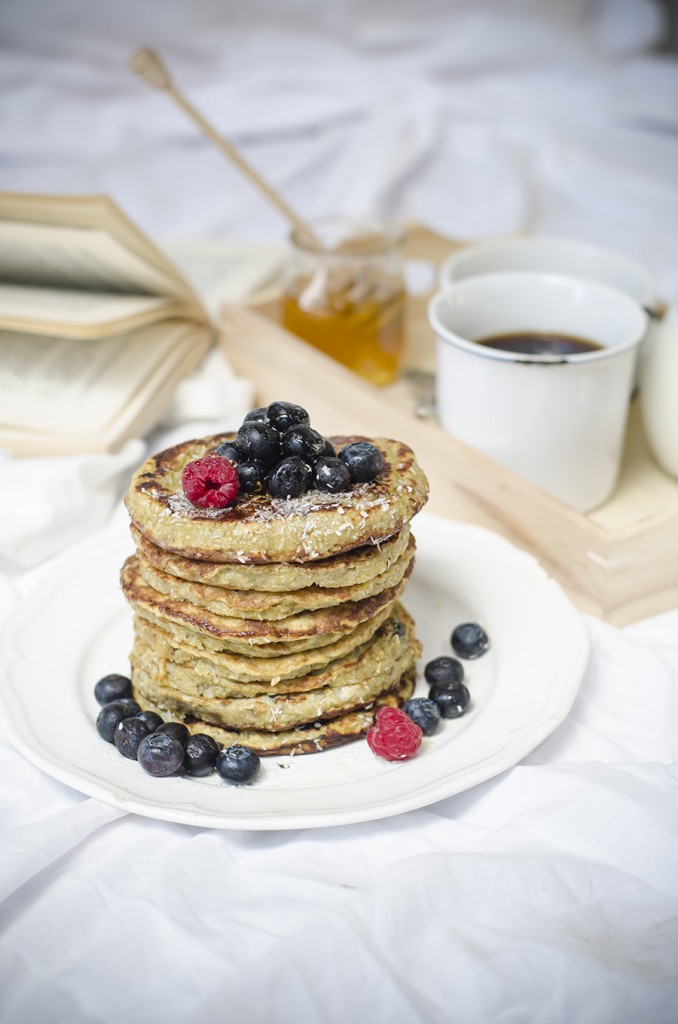 Pancakes Con Banana E Cocco Senza Farina E Senza Zucchero (light, Low ...